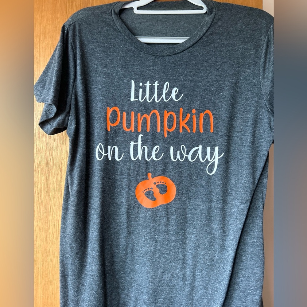 Fall maternity shirt